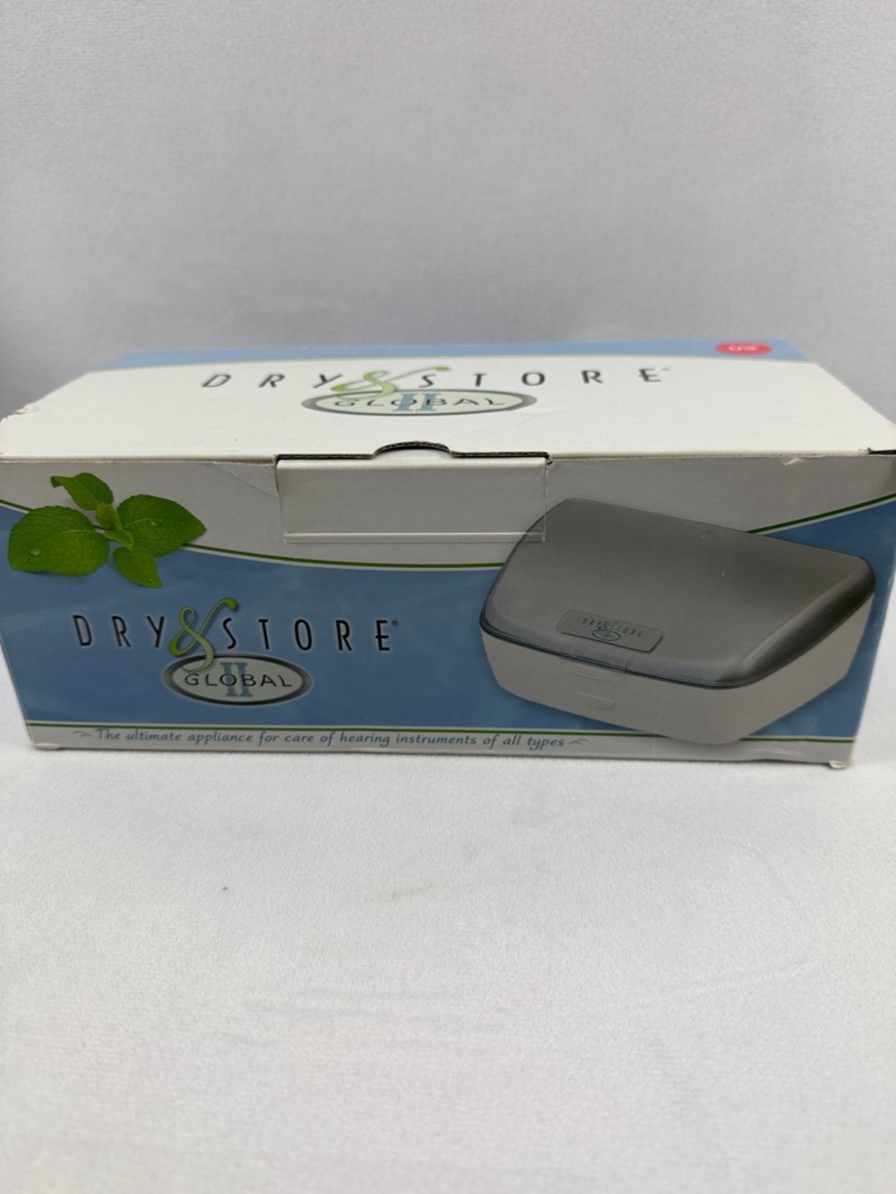 Dry & Store Global Hearing Aid Dryer - Gray/White